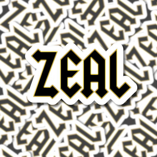 ZEAL VINYL STICKER