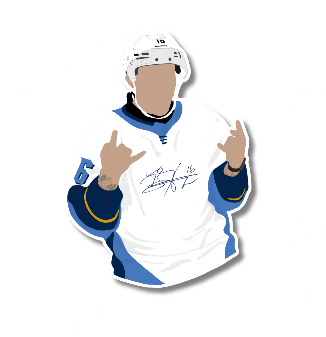 Brandon Hawkins Vinyl Sticker