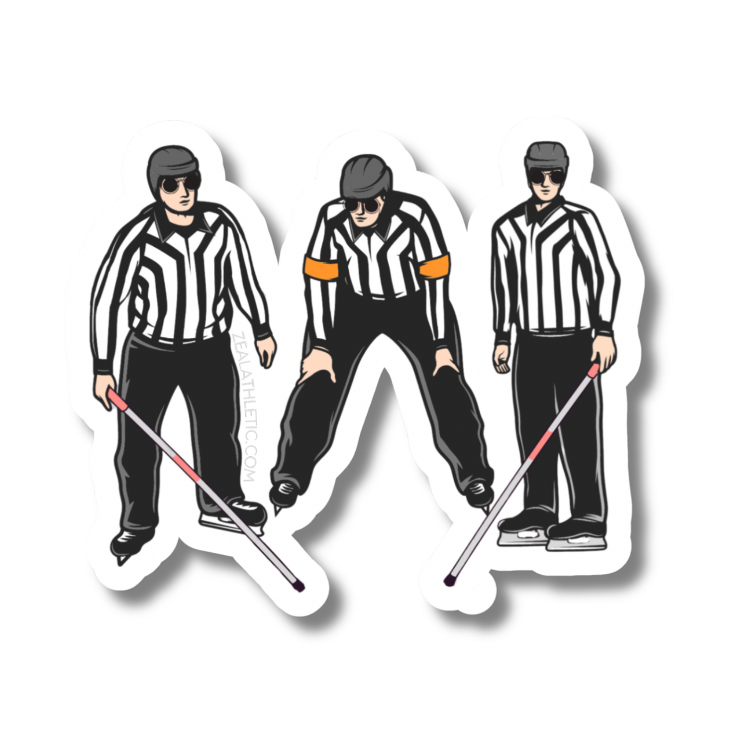 3 BLIND REFS STICKER